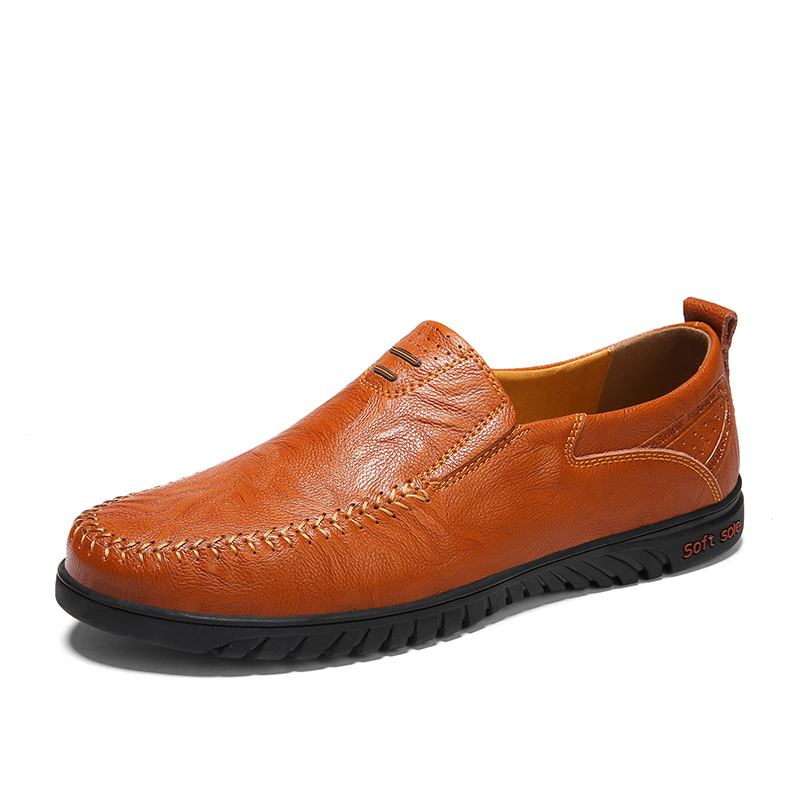 Sklisikre Fritids Business Walking Leather Flats