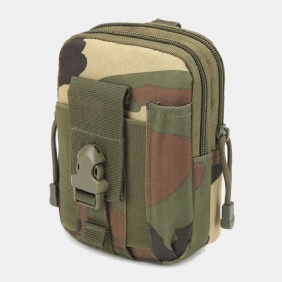 Menn Camouflages Stor Kapasitet Vanntett 6 Tommers Telefon Veske Outdoor Sport Midje Veske Tactical Bag