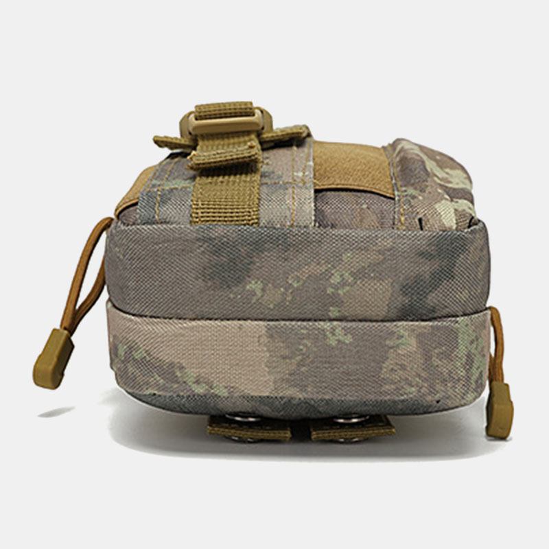 Menn Camouflages Stor Kapasitet Vanntett 6 Tommers Telefon Veske Outdoor Sport Midje Veske Tactical Bag