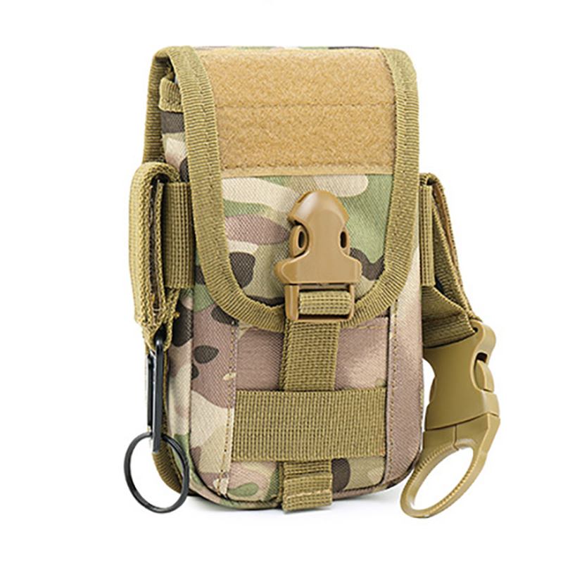 Menn Mini Midjeveske Telefonveske Kortholder Tactical Veske Outdoor Bag