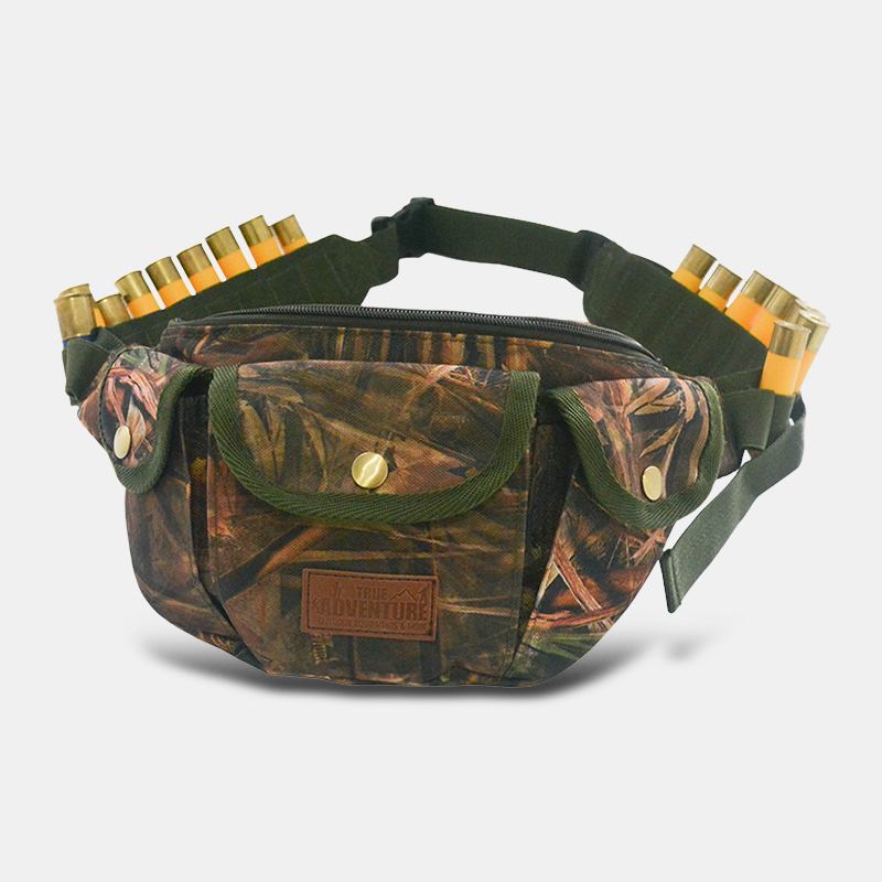 Menn Oxford Camouflages Multifunction Outdoor Hunting Waist Veske Justerbar Tactical Bag