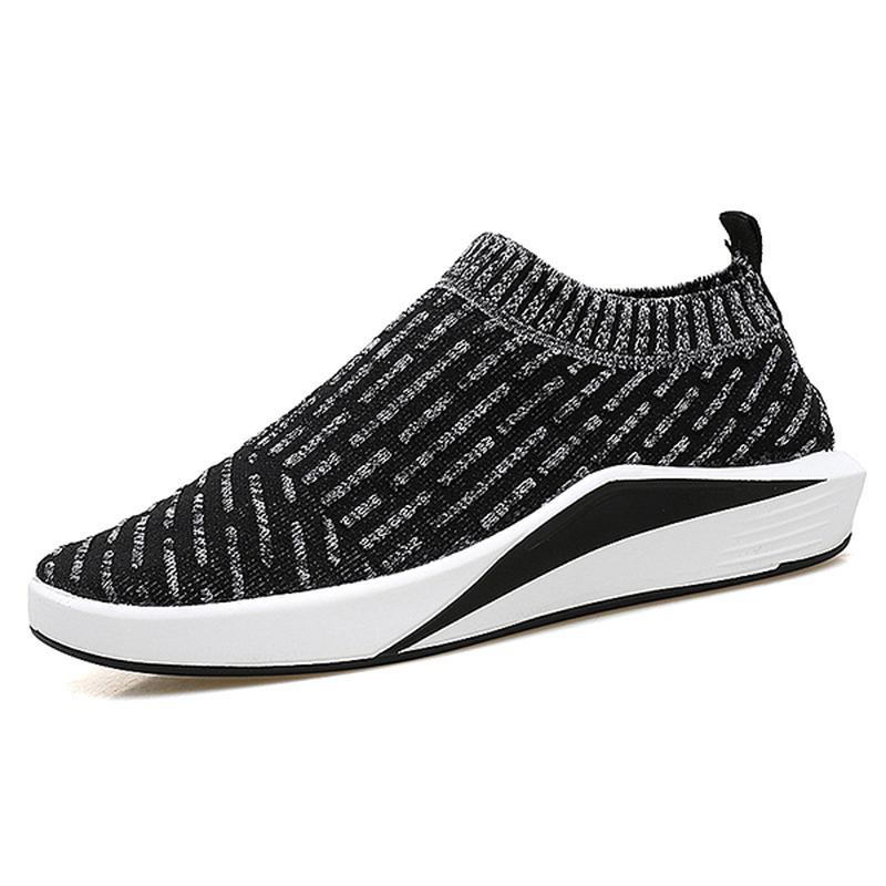 Kvinner Pustende Slip On Soft Mesh Sport Running Outdoor Sko