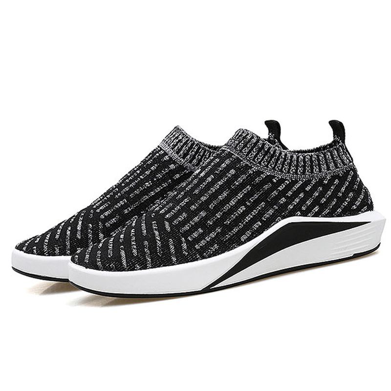 Kvinner Pustende Slip On Soft Mesh Sport Running Outdoor Sko