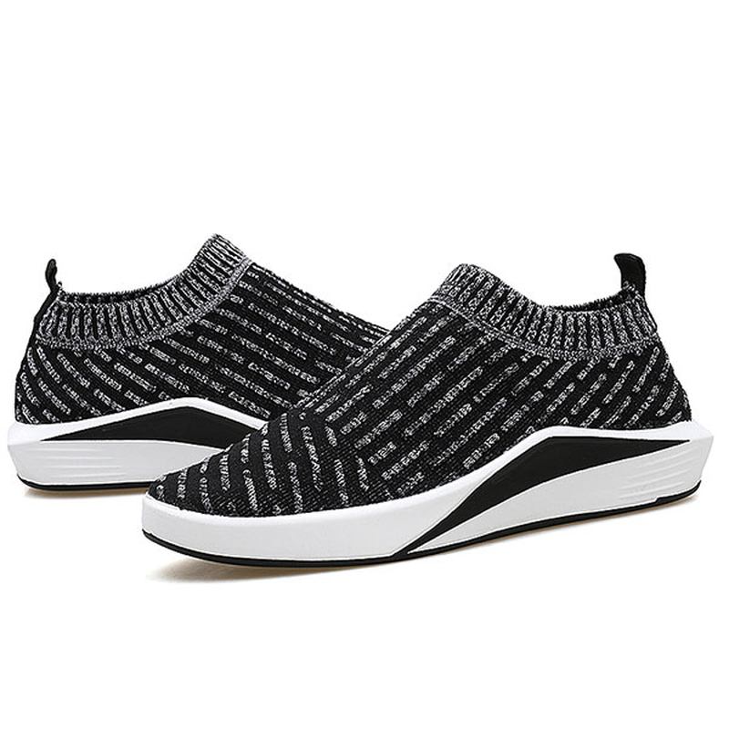 Kvinner Pustende Slip On Soft Mesh Sport Running Outdoor Sko