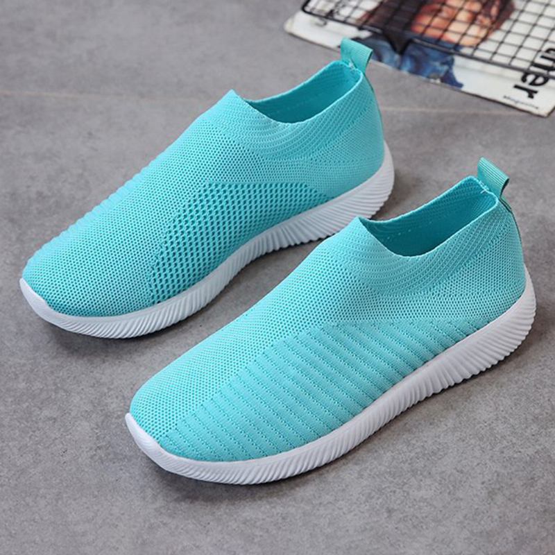 Large Size Dame Mesh Outdoor Slip On Sneakers