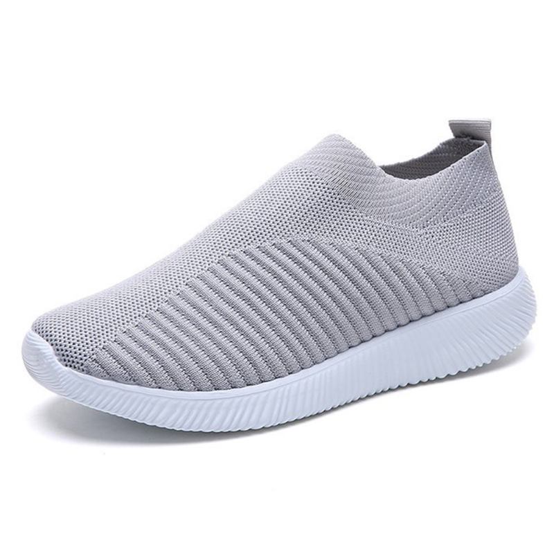 Large Size Dame Mesh Outdoor Slip On Sneakers