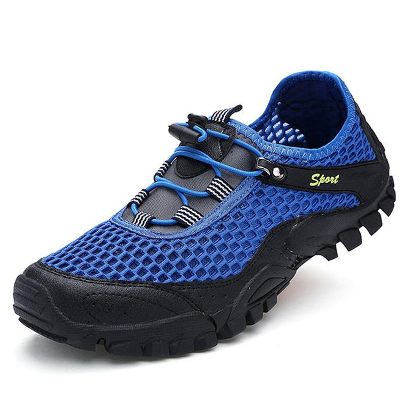 Menn Anti Collision Toe Mesh Outdoor Hiking Joggesko