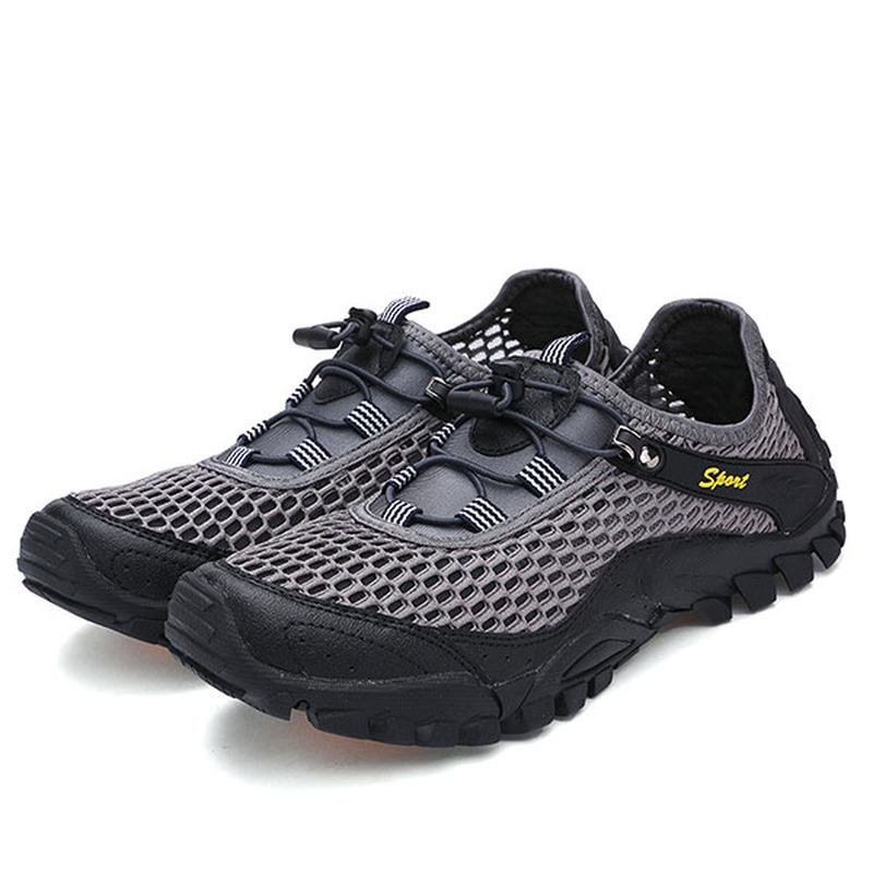 Menn Anti Collision Toe Mesh Outdoor Hiking Joggesko