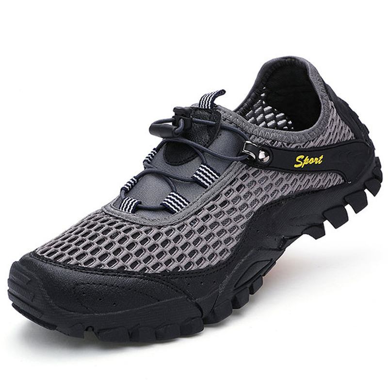 Menn Anti Collision Toe Mesh Outdoor Hiking Joggesko