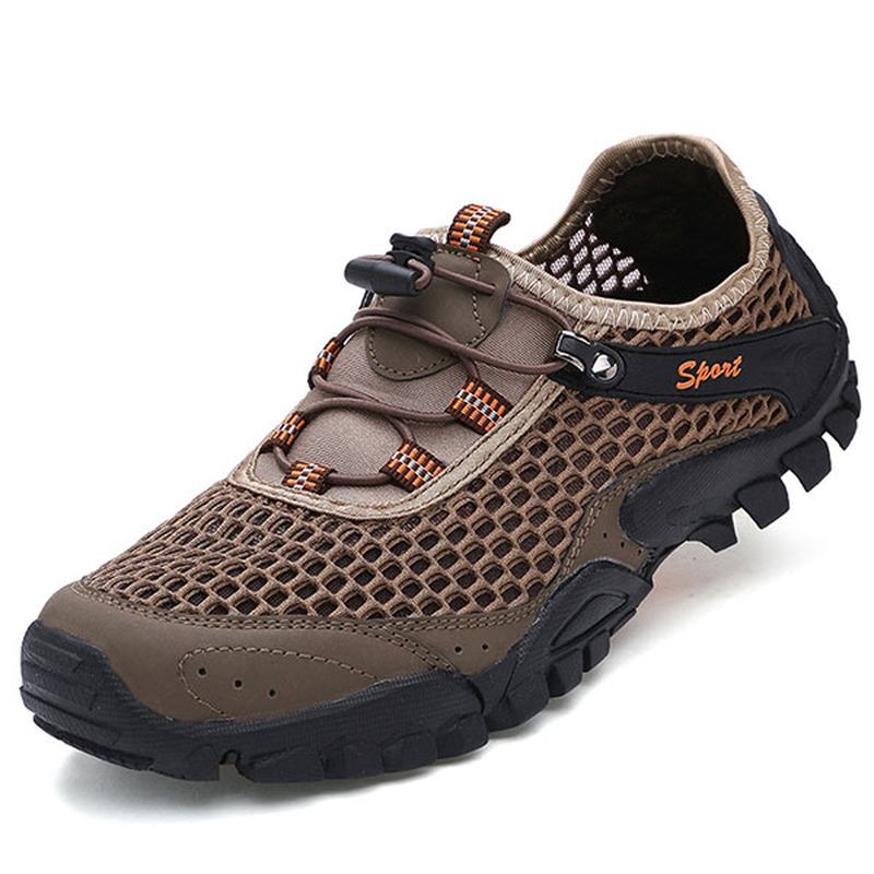 Menn Anti Collision Toe Mesh Outdoor Hiking Joggesko