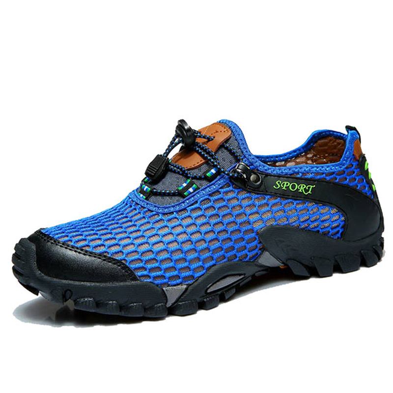 Menn Mesh Anti Collision Toe Vandring Klatring Outdoor Athletic Sko