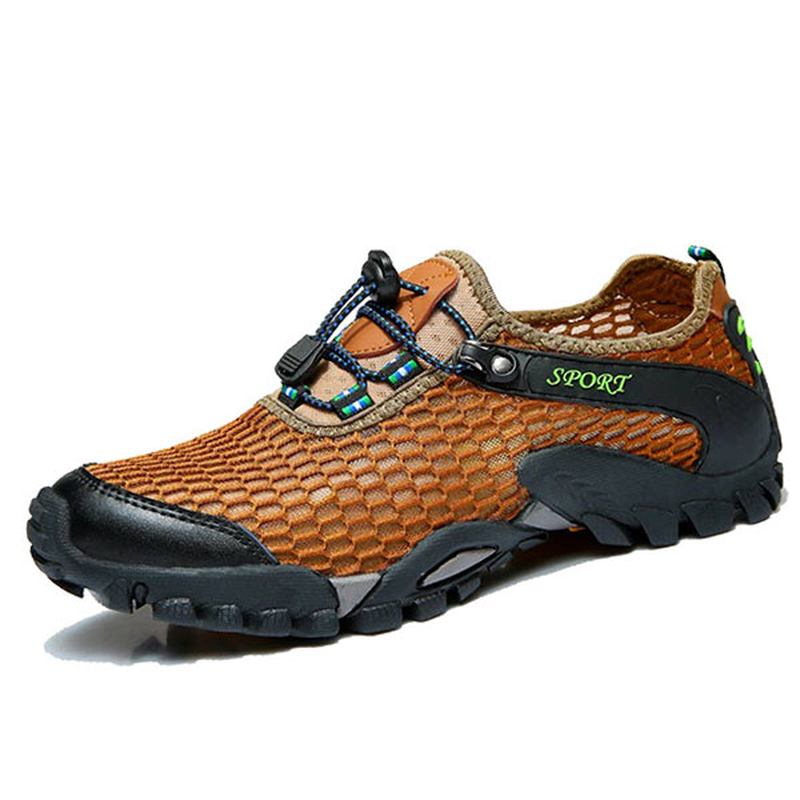 Menn Mesh Anti Collision Toe Vandring Klatring Outdoor Athletic Sko