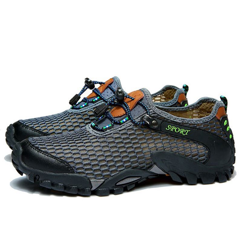 Menn Mesh Anti Collision Toe Vandring Klatring Outdoor Athletic Sko