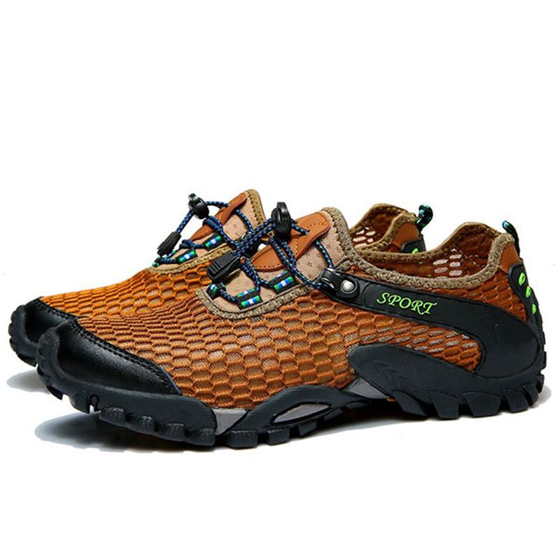 Menn Mesh Anti Collision Toe Vandring Klatring Outdoor Athletic Sko