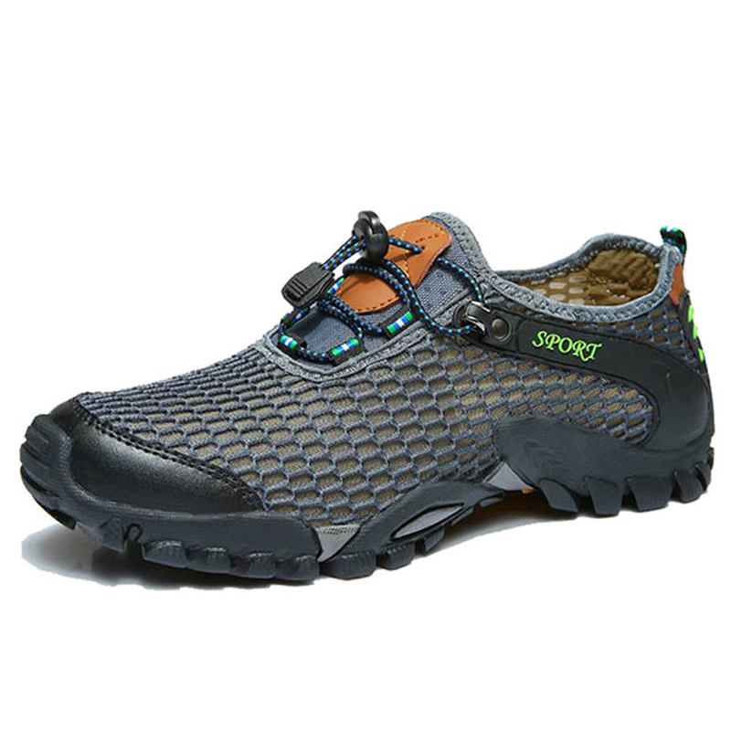 Menn Mesh Anti Collision Toe Vandring Klatring Outdoor Athletic Sko