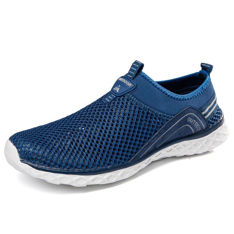 Menn Mesh Pustende Non Slip Lett Slip On Outdoor Fritids Wading Sko