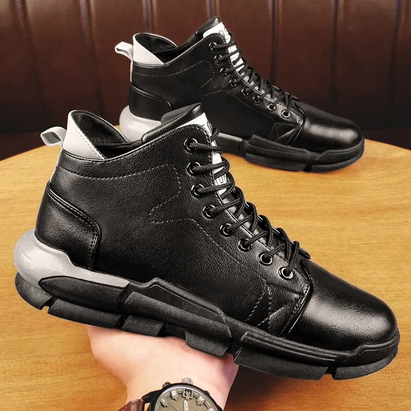 Menn Platform High Top Wearable Fritids Sneakers