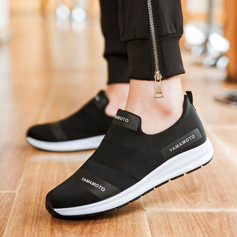 Menn Pustende Slip On Soft Loafers Uformelle Joggesko