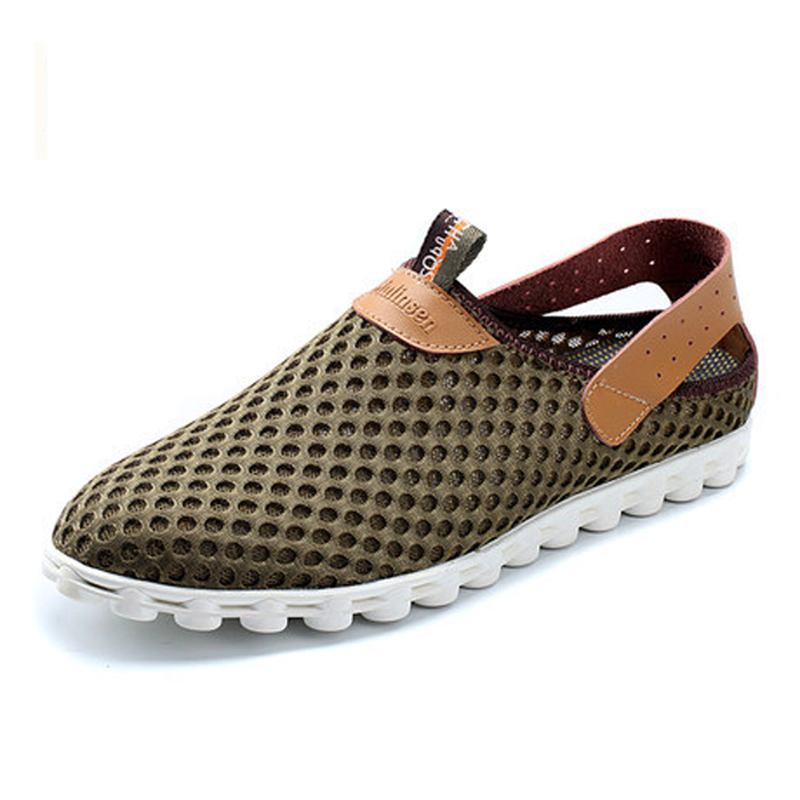 Us Størrelse 6.5-11. Pustende Mesh-atletisk Sko. Slip On Outdoor Sports Sneaker-sko