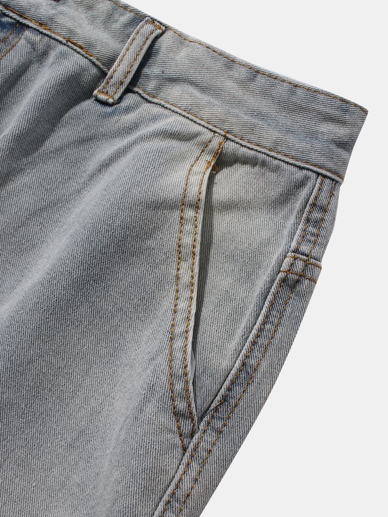 Denimshorts Med Hull Designet For Menn