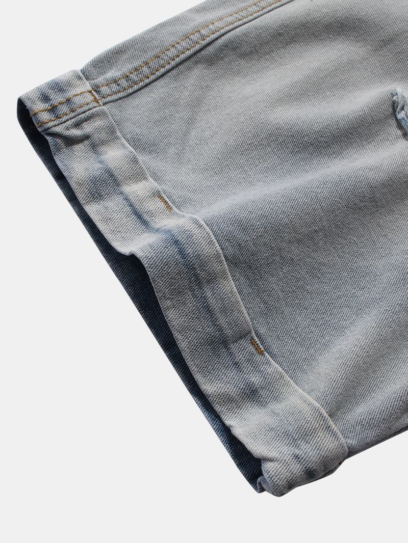 Denimshorts Med Hull Designet For Menn