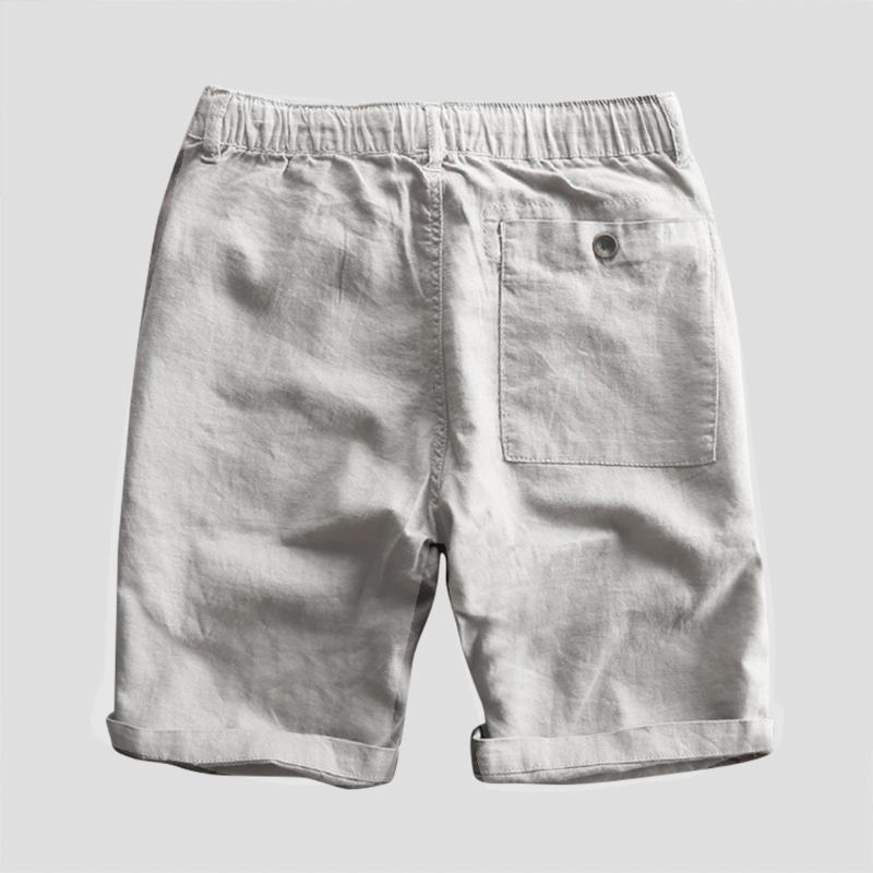 Herre 100% Bomull Uformelle Shorts Med Snøring