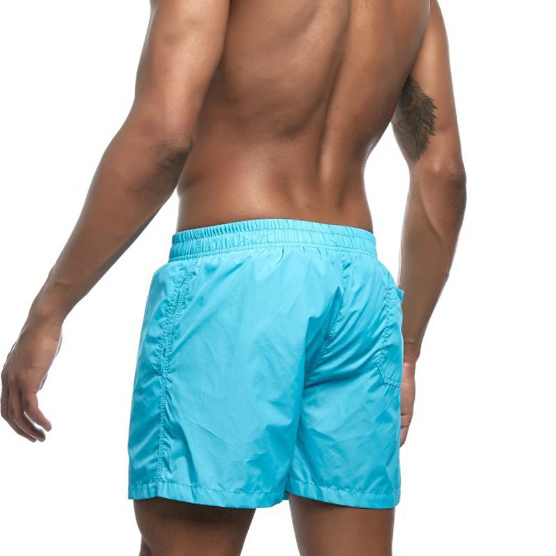 Herre Ensfarget Sommer Tynn Fritids Board Shorts