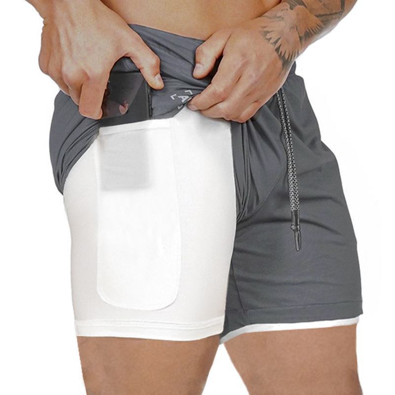 Herre Fritids Elastisk Midje Bomullsblanding Loose Fit Shorts