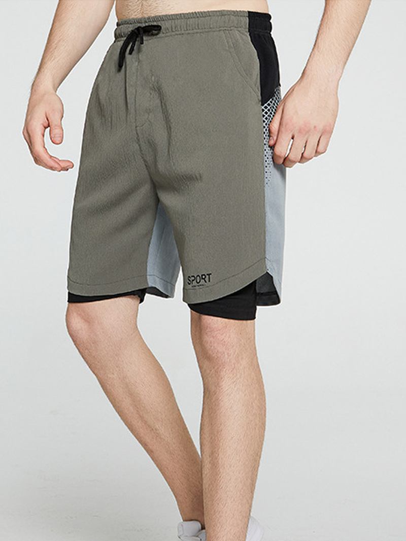 Herre Fritids Pustende Snøring Loose Fit Home Shorts