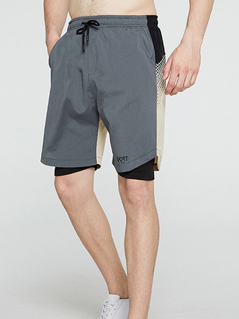 Herre Fritids Pustende Snøring Loose Fit Home Shorts