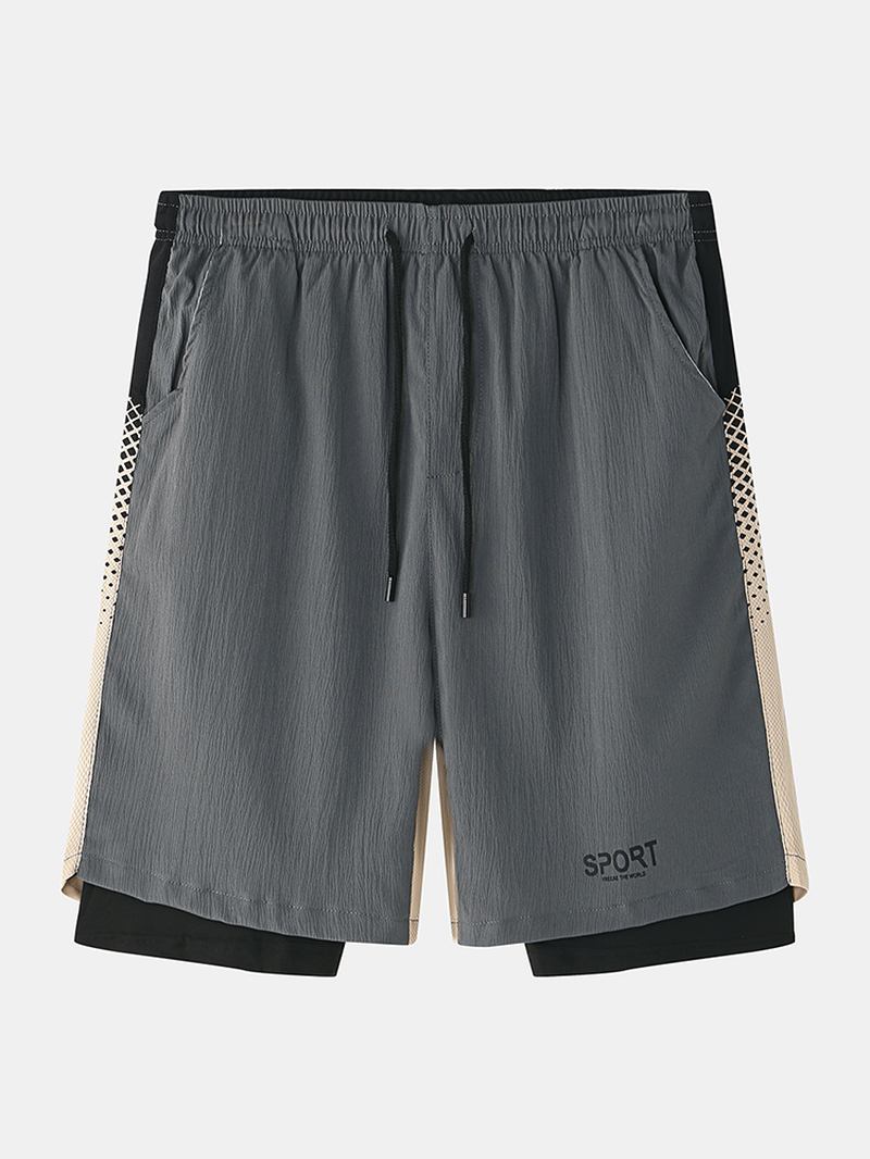 Herre Fritids Pustende Snøring Loose Fit Home Shorts