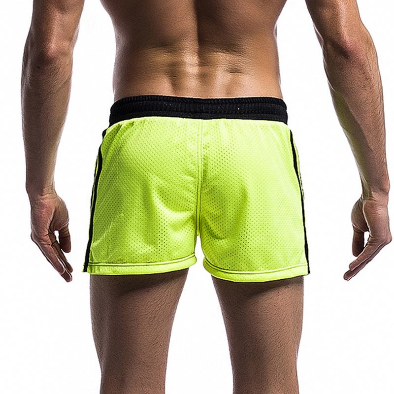 Herre Mesh Undertøy Shorts Fritid Mote Løping Fitness Elastisk Midje Snøring Sports Shorts