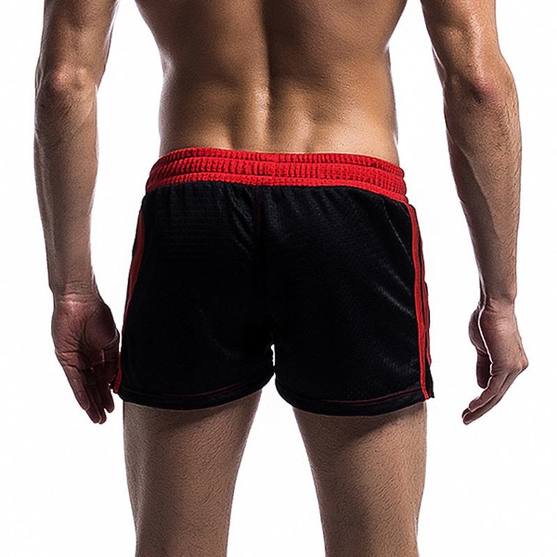 Herre Mesh Undertøy Shorts Fritid Mote Løping Fitness Elastisk Midje Snøring Sports Shorts