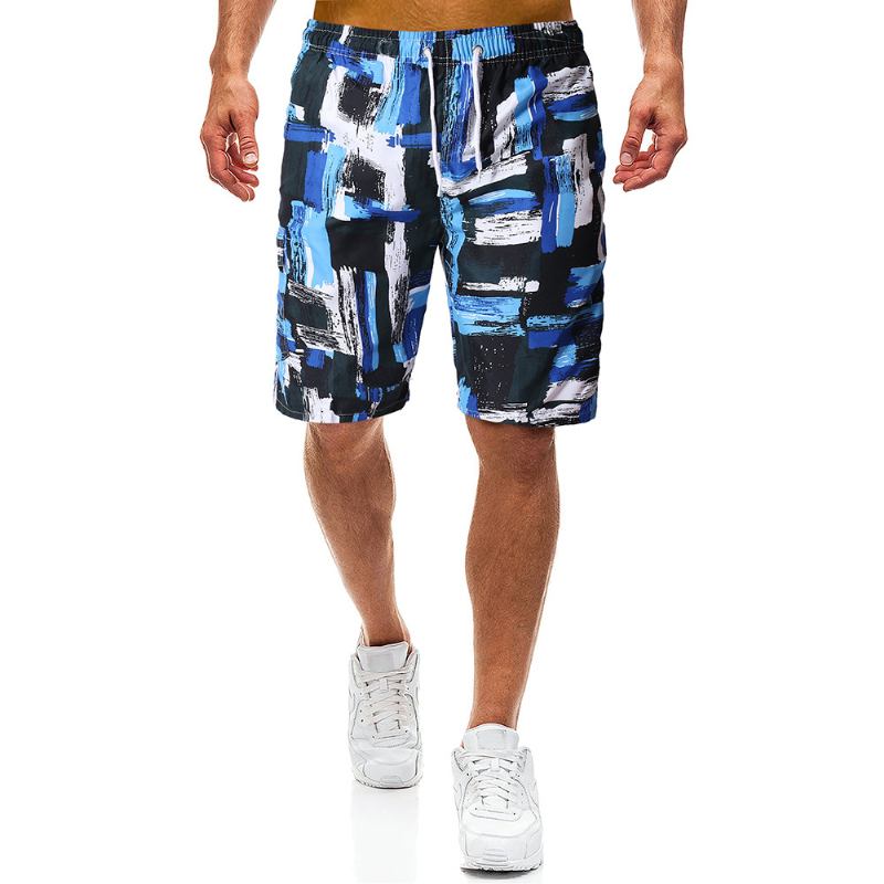 Herre Sommer Beach Vacation Loose Med Trykk Board Shorts