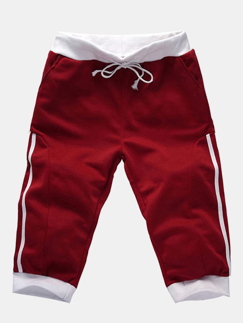 Herre Sommer Fritidssport Spell Color Shorts Elastisk Midje Shorts