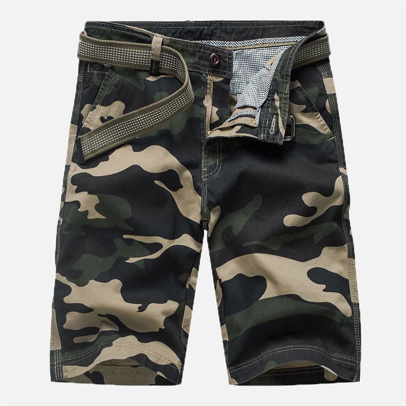 Menn Camouflage Multi Lommer Militære Outdoor Relaxed Shorts