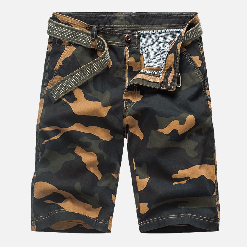 Menn Camouflage Multi Lommer Militære Outdoor Relaxed Shorts