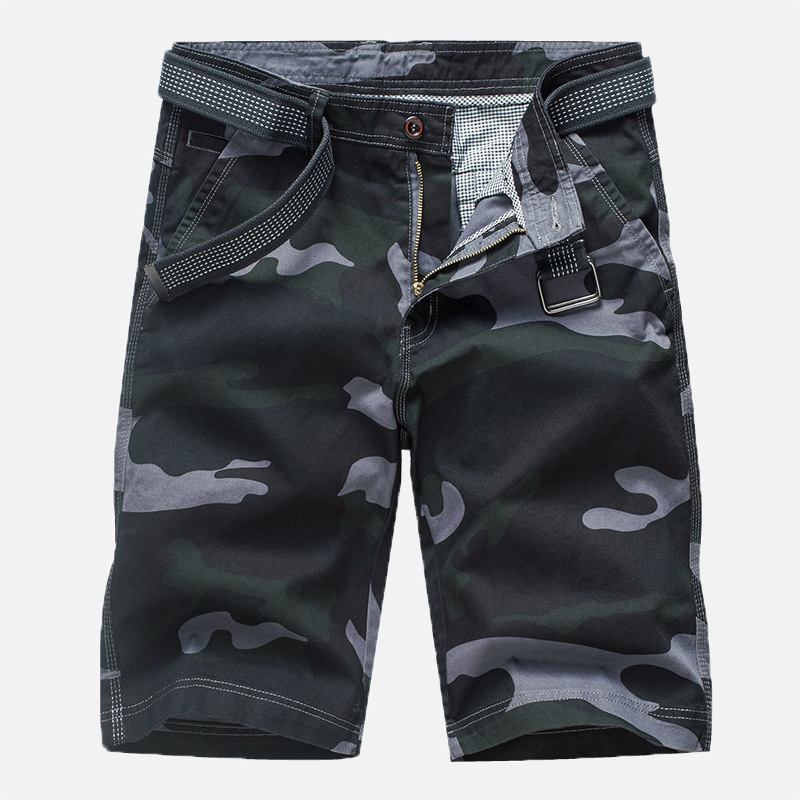 Menn Camouflage Multi Lommer Militære Outdoor Relaxed Shorts