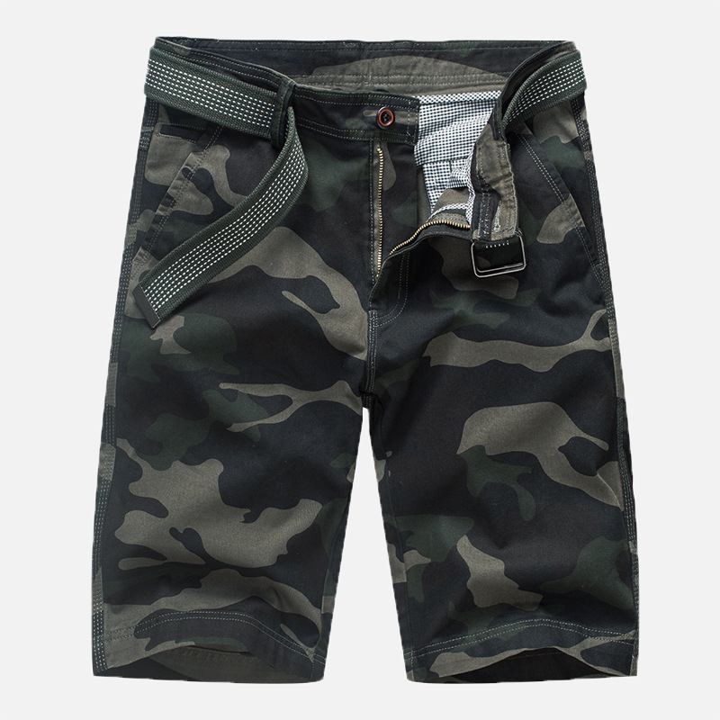 Menn Camouflage Multi Lommer Militære Outdoor Relaxed Shorts