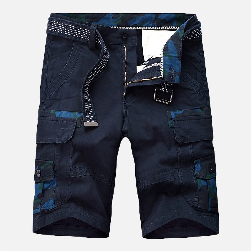 Menn Camouflage Multi Lommer Militære Outdoor Relaxed Shorts