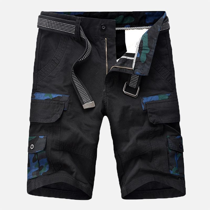 Menn Camouflage Multi Lommer Militære Outdoor Relaxed Shorts