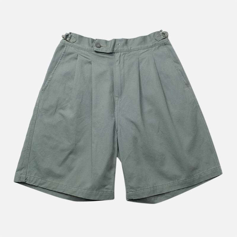 Menn Ensfarget Doble Lommer Vintage Høy Midje Shorts