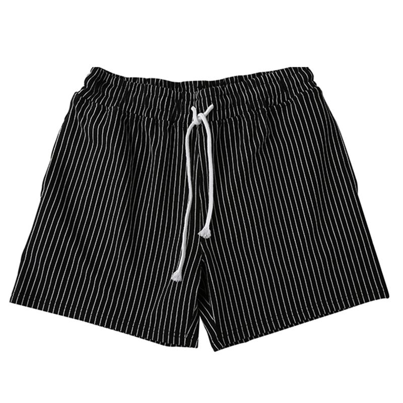 Menn Stripete Fritids Jogger Elastisk Midje Shorts Bukser