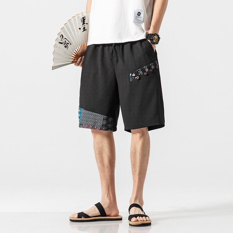 Menns Lommesøm Farge Beach Fritids Rett Shorts