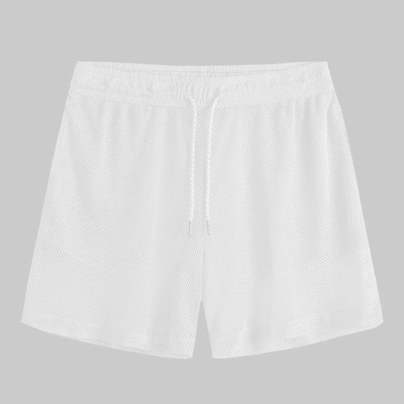 Mesh Vanlig Gjennomsiktig Brettshorts