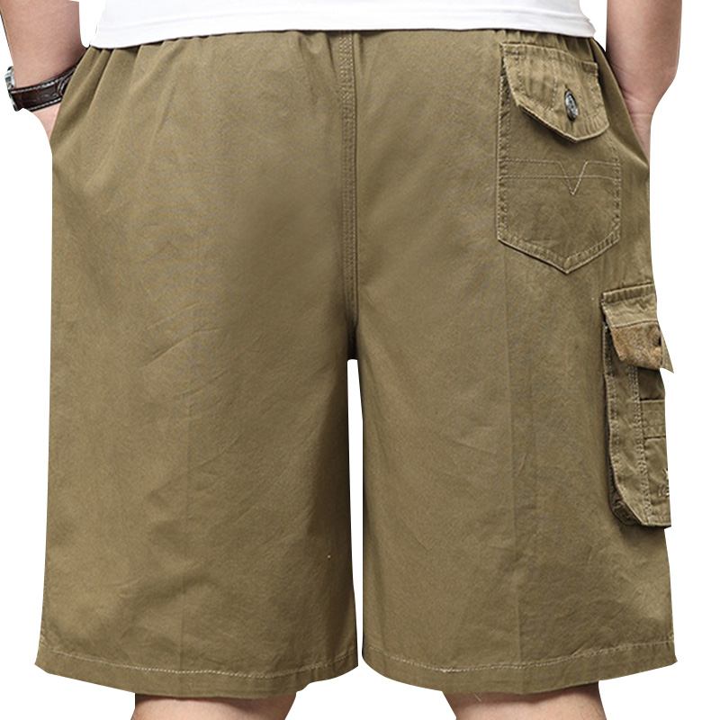 Sommer For Menn I Stor Størrelse Loose Cargo Shorts