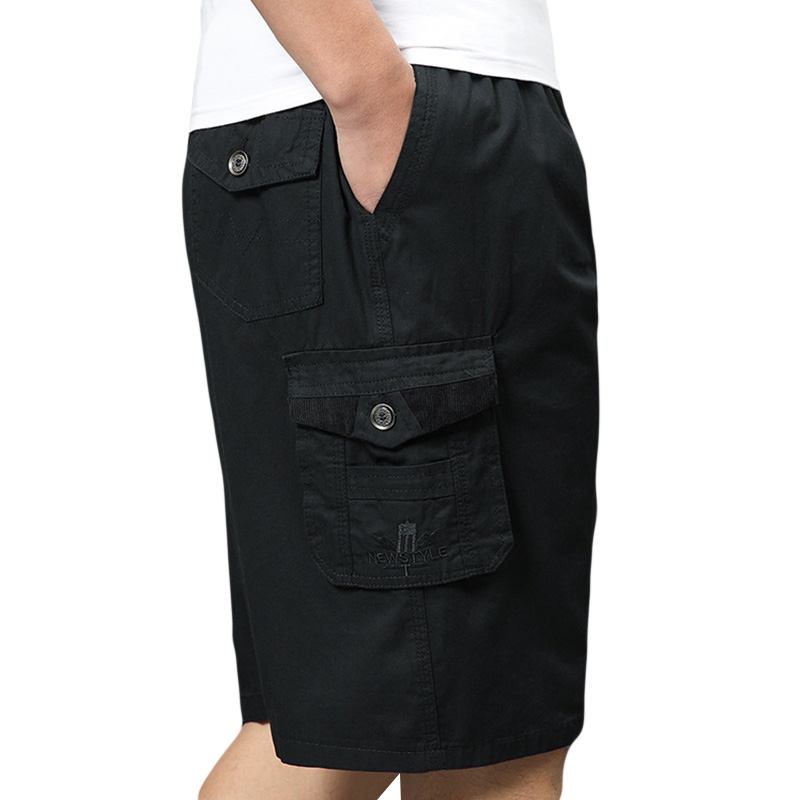 Sommer For Menn I Stor Størrelse Loose Cargo Shorts