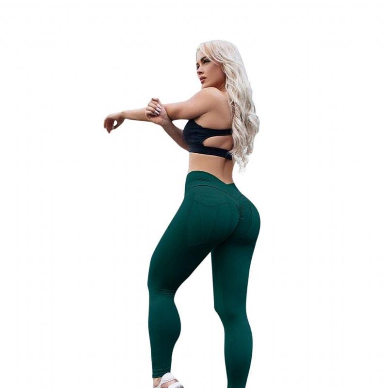 Kvinner Leggings Fitness Høy Midje Anti Cellulite Leggings