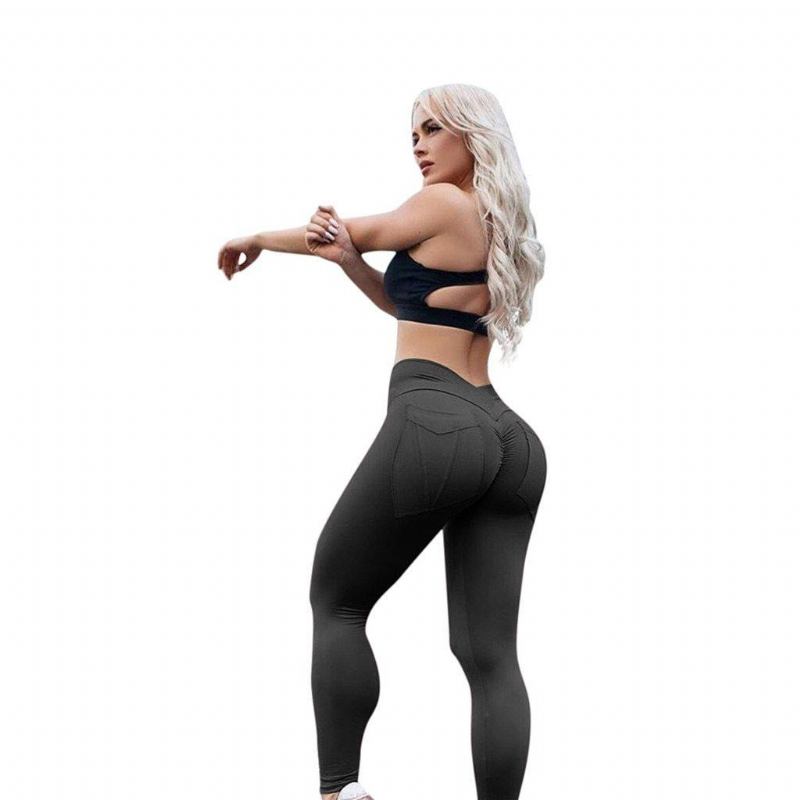 Kvinner Leggings Fitness Høy Midje Anti Cellulite Leggings