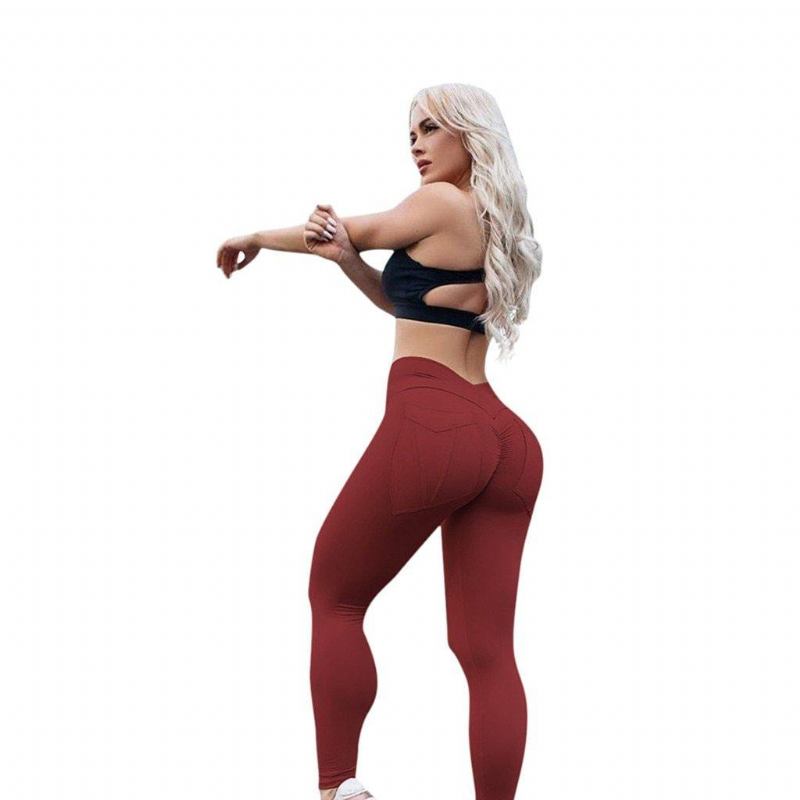 Kvinner Leggings Fitness Høy Midje Anti Cellulite Leggings